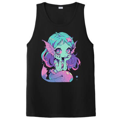 Kawaii Pastel Goth Creepy Cute Witchy Zombie Mermaid PosiCharge Competitor Tank