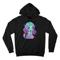 Kawaii Pastel Goth Creepy Cute Witchy Zombie Mermaid Tall Hoodie