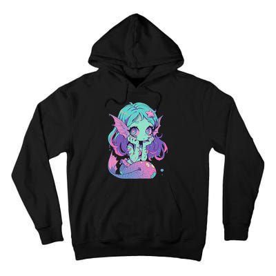 Kawaii Pastel Goth Creepy Cute Witchy Zombie Mermaid Tall Hoodie