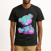 Kawaii Pastel Goth Creepy Cute Witchy Zombie Teddy Bear Tall T-Shirt