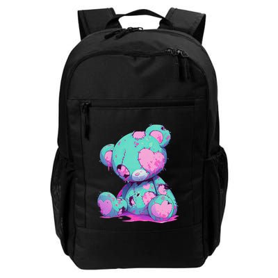 Kawaii Pastel Goth Creepy Cute Witchy Zombie Teddy Bear Backpack