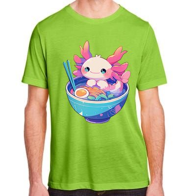 Kawaii Pastel Goth Cute Pin.K Axolotl In A Bowl Of Ramen Adult ChromaSoft Performance T-Shirt