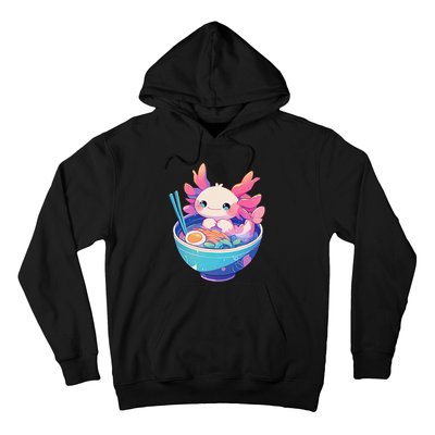 Kawaii Pastel Goth Cute Pin.K Axolotl In A Bowl Of Ramen Hoodie