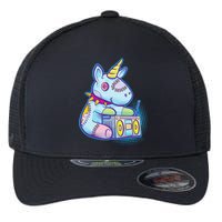 Kawaii Pastel Goth Unicorn Menhera Anime  Flexfit Unipanel Trucker Cap