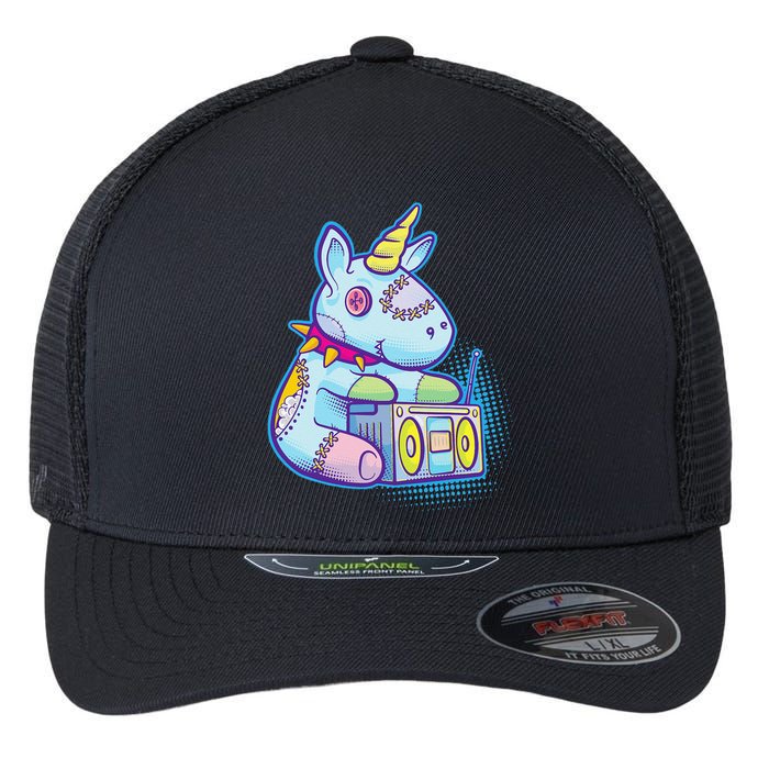 Kawaii Pastel Goth Unicorn Menhera Anime  Flexfit Unipanel Trucker Cap