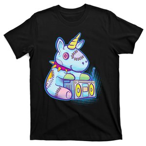 Kawaii Pastel Goth Unicorn Menhera Anime  T-Shirt