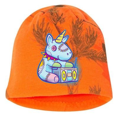 Kawaii Pastel Goth Unicorn Menhera Anime  Kati - Camo Knit Beanie