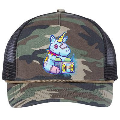 Kawaii Pastel Goth Unicorn Menhera Anime  Retro Rope Trucker Hat Cap