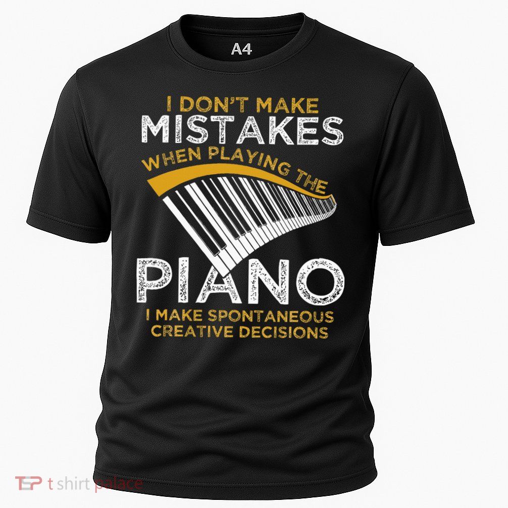 Keyboard Pianist Gifts Music Musician Piano Cooling Performance Crew T-Shirt