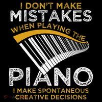 Keyboard Pianist Gifts Music Musician Piano Tall T-Shirt