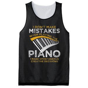 Keyboard Pianist Gifts Music Musician Piano Mesh Reversible Basketball Jersey Tank