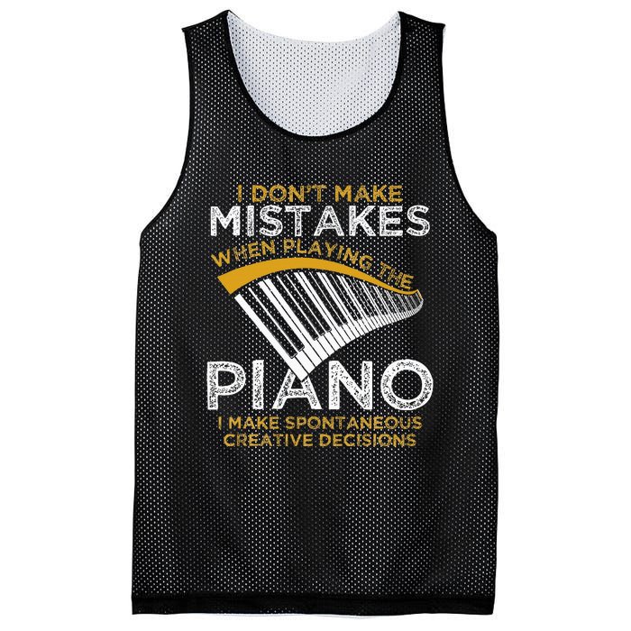 Keyboard Pianist Gifts Music Musician Piano Mesh Reversible Basketball Jersey Tank