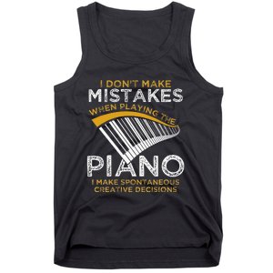 Keyboard Pianist Gifts Music Musician Piano Tank Top