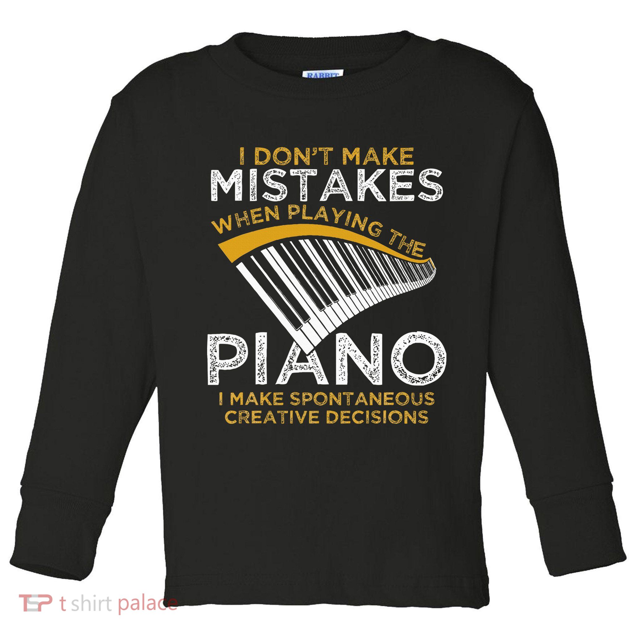 Keyboard Pianist Gifts Music Musician Piano Toddler Long Sleeve Shirt