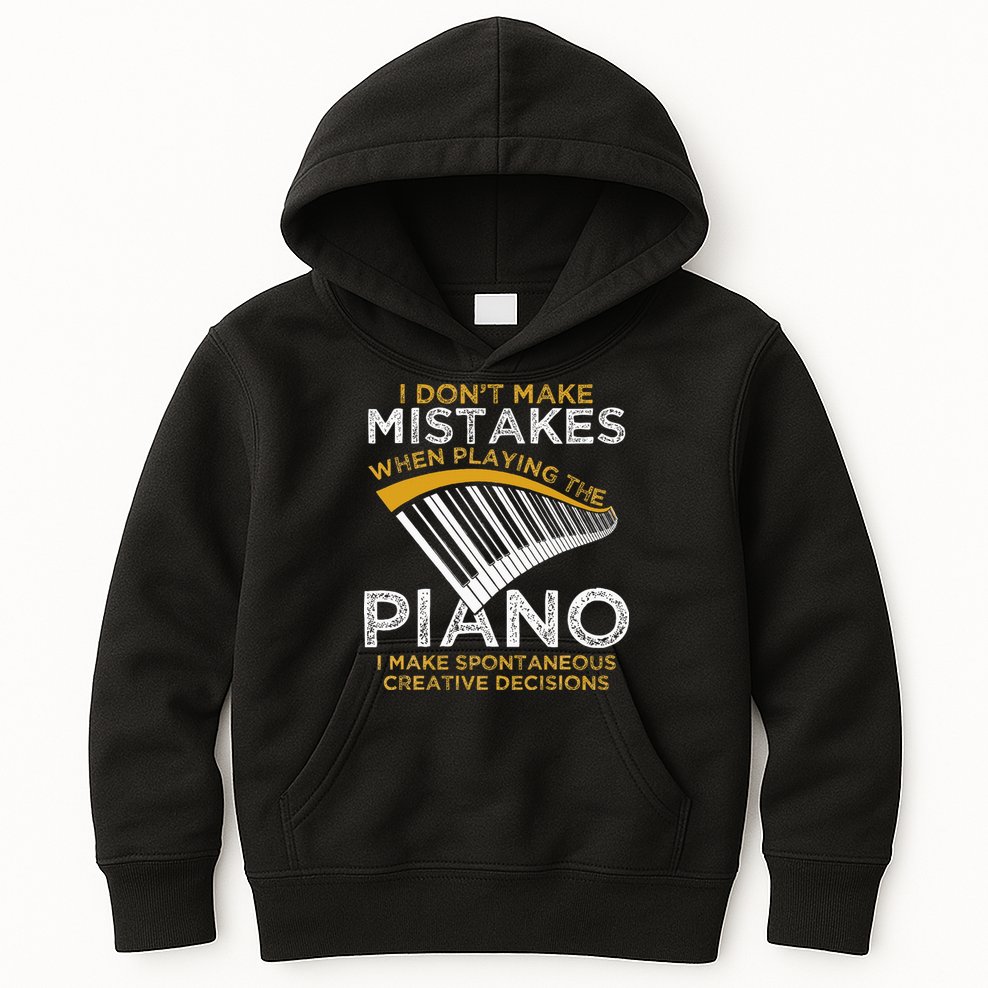 Keyboard Pianist Gifts Music Musician Piano Kids Hoodie
