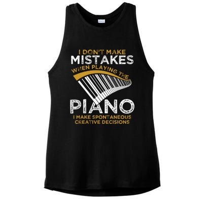 Keyboard Pianist Gifts Music Musician Piano Ladies PosiCharge Tri-Blend Wicking Tank