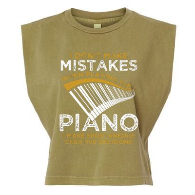 Keyboard Pianist Gifts Music Musician Piano Garment-Dyed Women's Muscle Tee