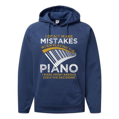 Keyboard Pianist Gifts Music Musician Piano Performance Fleece Hoodie