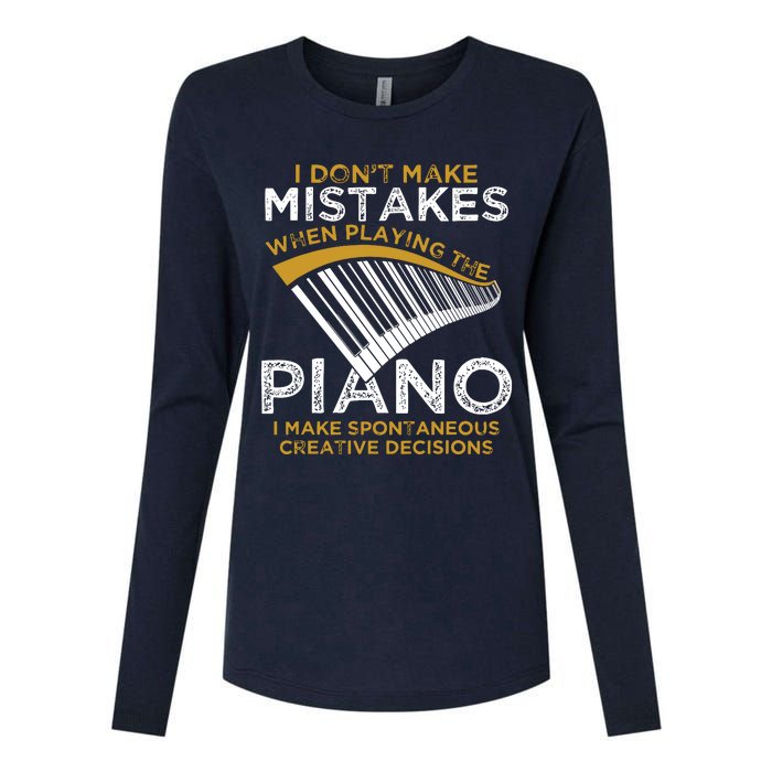 Keyboard Pianist Gifts Music Musician Piano Womens Cotton Relaxed Long Sleeve T-Shirt