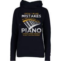 Keyboard Pianist Gifts Music Musician Piano Womens Funnel Neck Pullover Hood