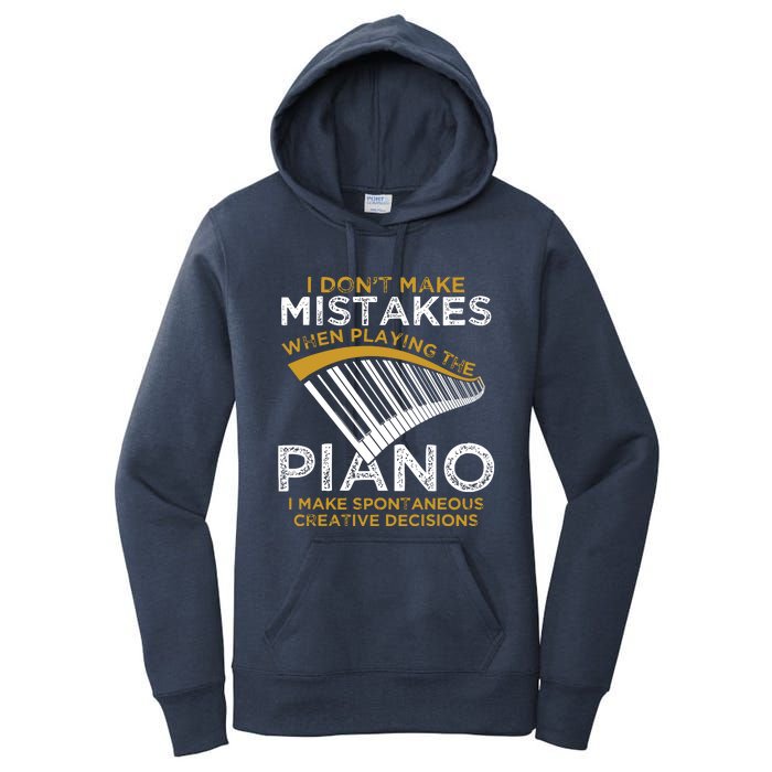 Keyboard Pianist Gifts Music Musician Piano Women's Pullover Hoodie