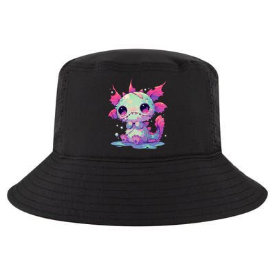 Kawaii Pastel Goth Creepy Cute Zombie Axolotl Cool Comfort Performance Bucket Hat