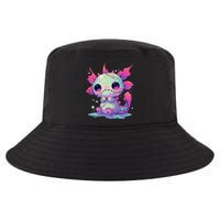 Kawaii Pastel Goth Creepy Cute Zombie Axolotl Cool Comfort Performance Bucket Hat