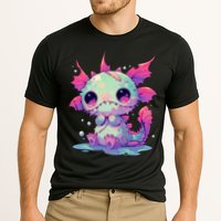 Kawaii Pastel Goth Creepy Cute Zombie Axolotl Cooling Performance Crew T-Shirt