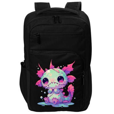 Kawaii Pastel Goth Creepy Cute Zombie Axolotl Impact Tech Backpack