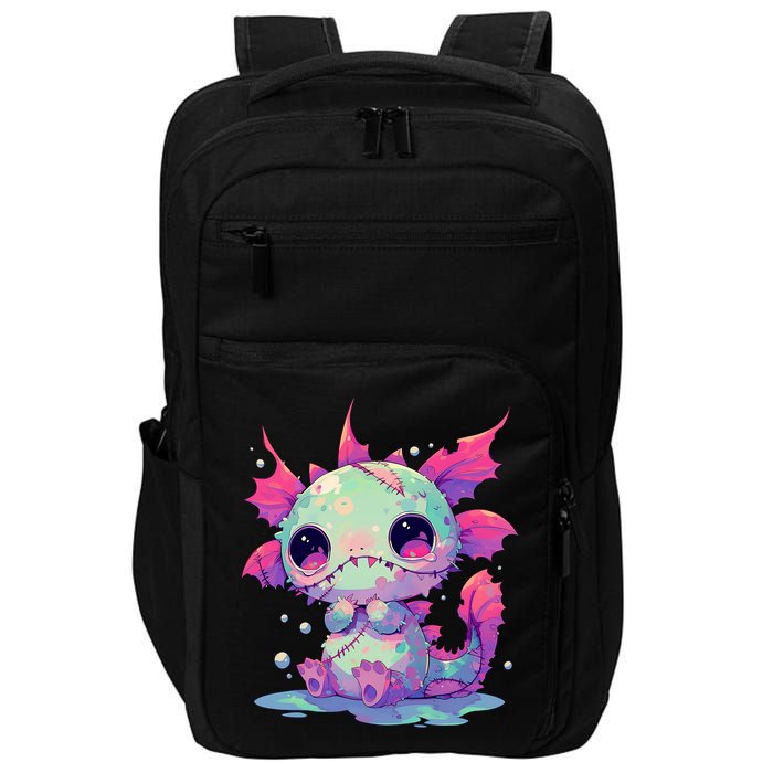 Kawaii Pastel Goth Creepy Cute Zombie Axolotl Impact Tech Backpack