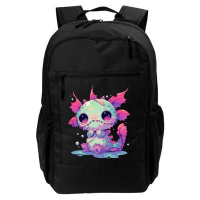 Kawaii Pastel Goth Creepy Cute Zombie Axolotl Backpack