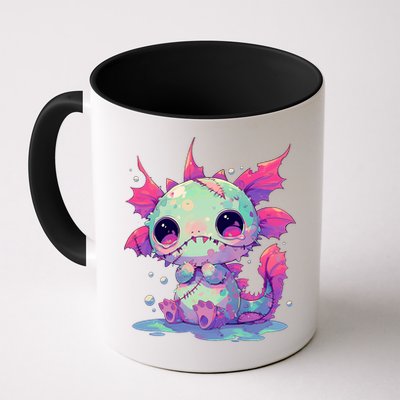 Kawaii Pastel Goth Creepy Cute Zombie Axolotl Mug