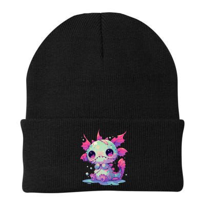 Kawaii Pastel Goth Creepy Cute Zombie Axolotl Beanie
