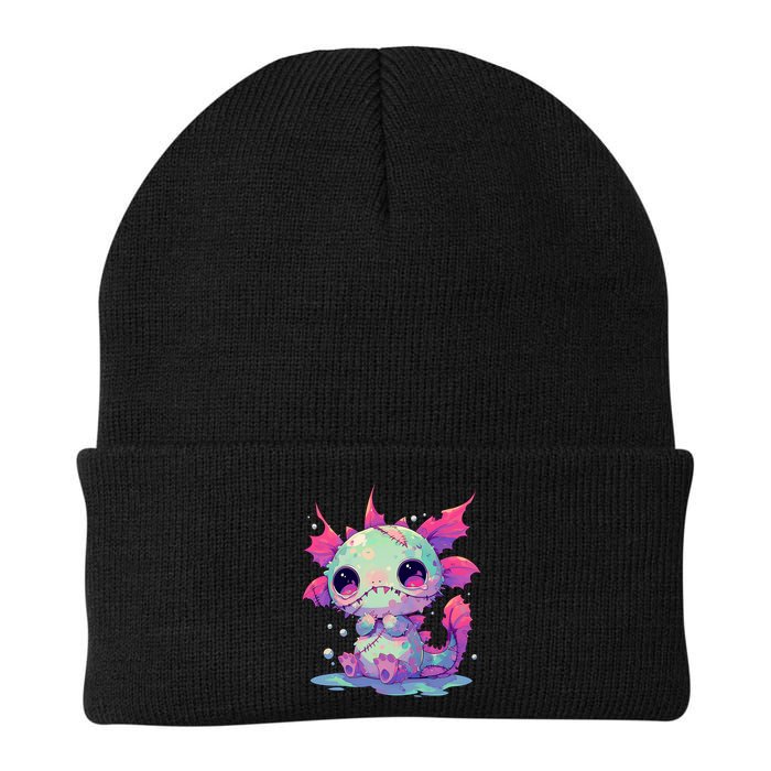 Kawaii Pastel Goth Creepy Cute Zombie Axolotl Beanie