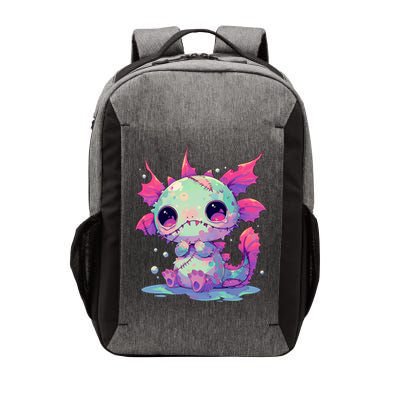 Kawaii Pastel Goth Creepy Cute Zombie Axolotl Vector Backpack