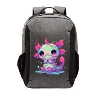 Kawaii Pastel Goth Creepy Cute Zombie Axolotl Vector Backpack