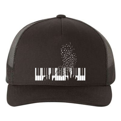 Keyboard Piano Gift For Men Women Kids Yupoong Adult 5-Panel Trucker Hat