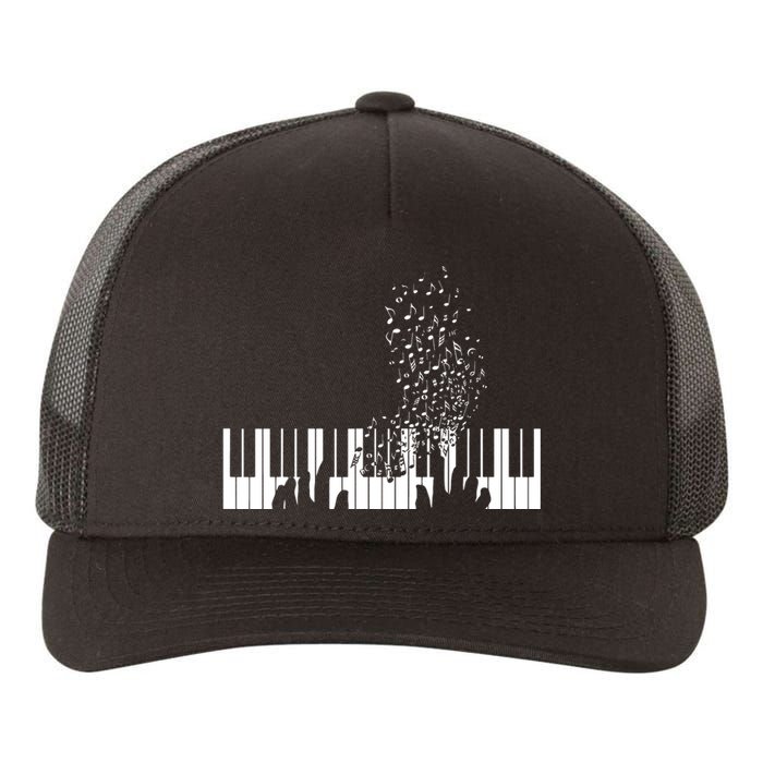 Keyboard Piano Gift For Men Women Kids Yupoong Adult 5-Panel Trucker Hat