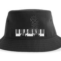 Keyboard Piano Gift For Men Women Kids Sustainable Bucket Hat