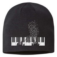 Keyboard Piano Gift For Men Women Kids Sustainable Beanie