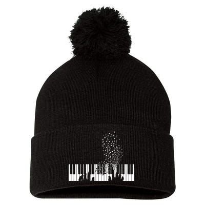 Keyboard Piano Gift For Men Women Kids Pom Pom 12in Knit Beanie