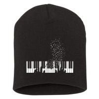 Keyboard Piano Gift For Men Women Kids Short Acrylic Beanie