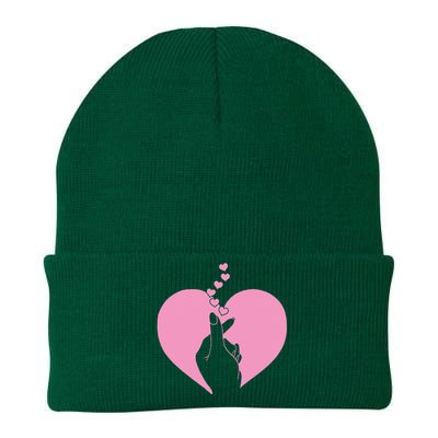 K Pop Heart Korean Pop Music Fan K Drama Cute Knit Cap Winter Beanie