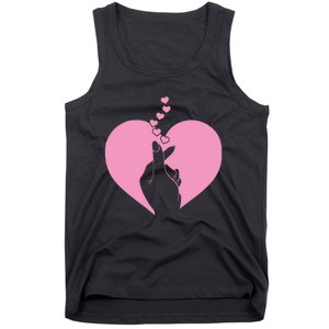 K Pop Heart Korean Pop Music Fan K Drama Cute Tank Top