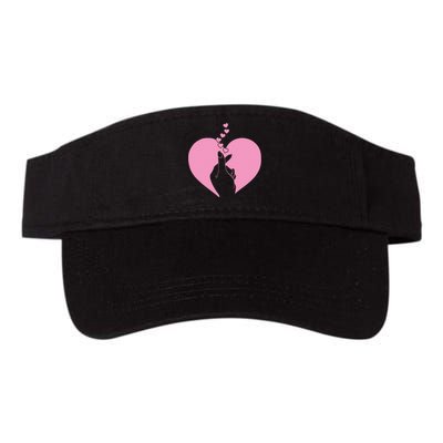 K Pop Heart Korean Pop Music Fan K Drama Cute Valucap Bio-Washed Visor