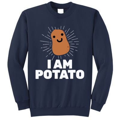 Kawaii Potato I Am Potato Funny Potato Sweatshirt