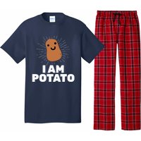 Kawaii Potato I Am Potato Funny Potato Pajama Set