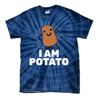 Kawaii Potato I Am Potato Funny Potato Tie-Dye T-Shirt