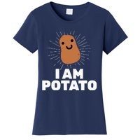 Kawaii Potato I Am Potato Funny Potato Women's T-Shirt