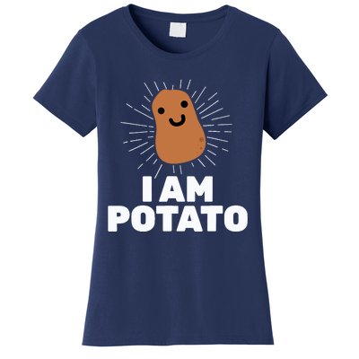 Kawaii Potato I Am Potato Funny Potato Women's T-Shirt